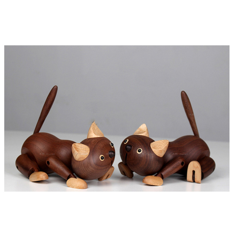 Wooden Animal Cat